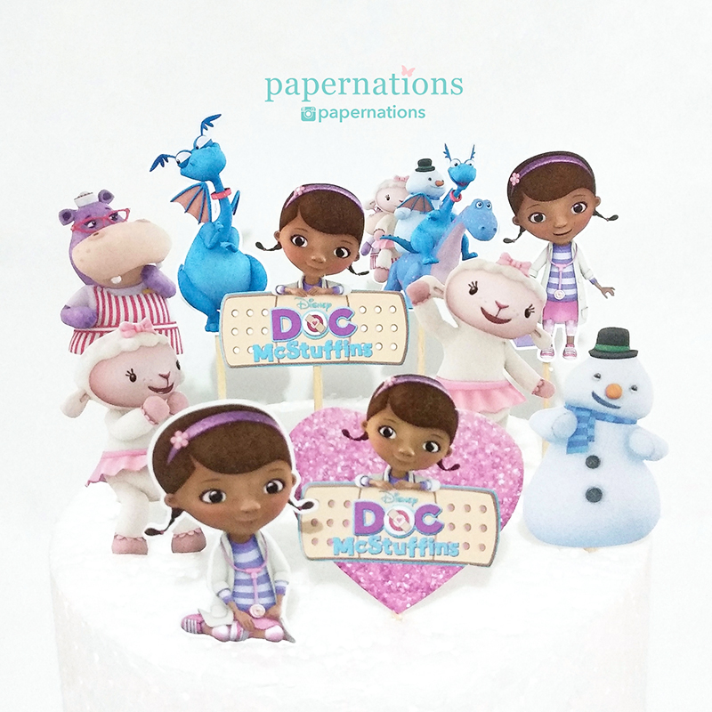 Doc McStuffins Cupcake Toppers